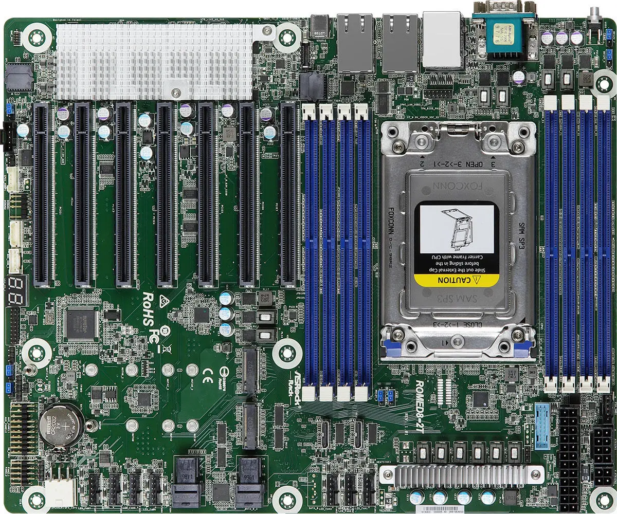 Suitable For Original ASRock R - đánh giá và giá Dual Socket Sp3 Epyc Motherboard